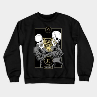 Gemini Zodiac Demon Crewneck Sweatshirt